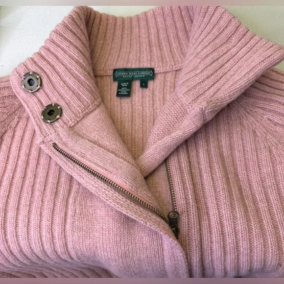 Lauren Jean Company Vtg Lambwool Heavyweight Knitted Sweater Women’s Size Large - Picture 8 of 13